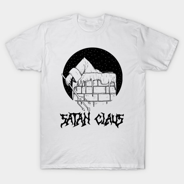 Satan Claus T-Shirt by Metal Works